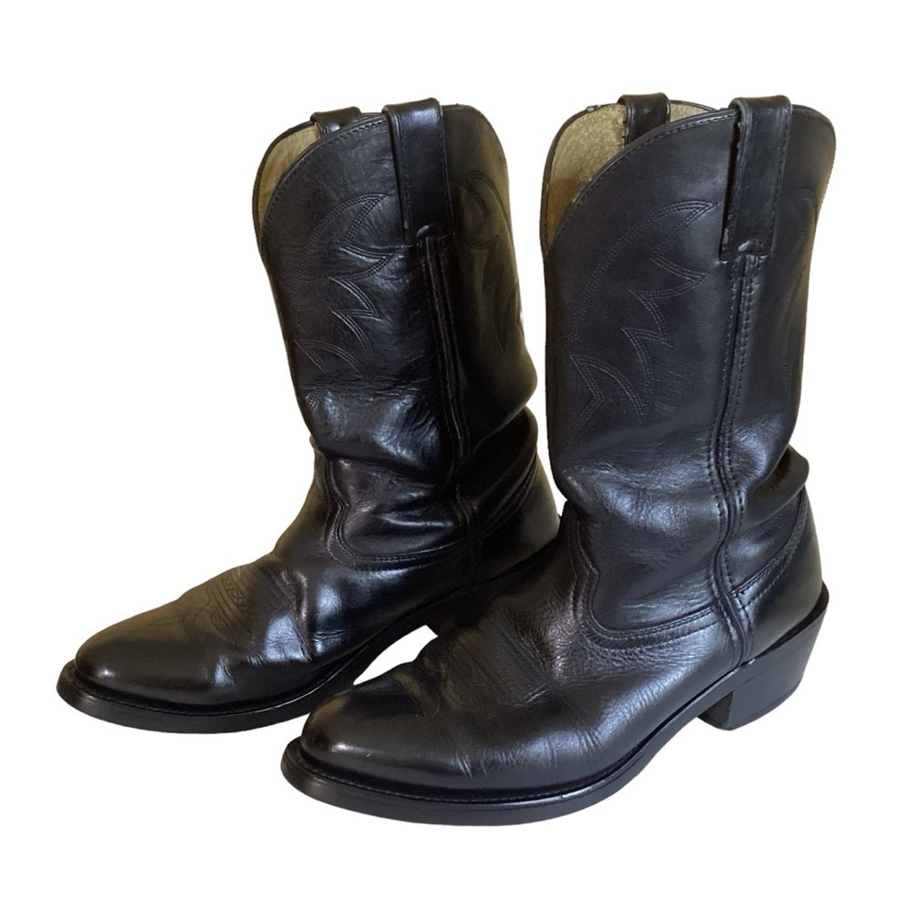 Durango Men’s Black Cowboy Boot.  Size 9D